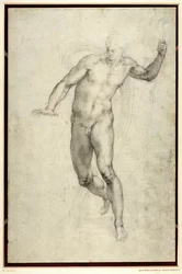 Studie for The Last Judgment (W.54 recto)